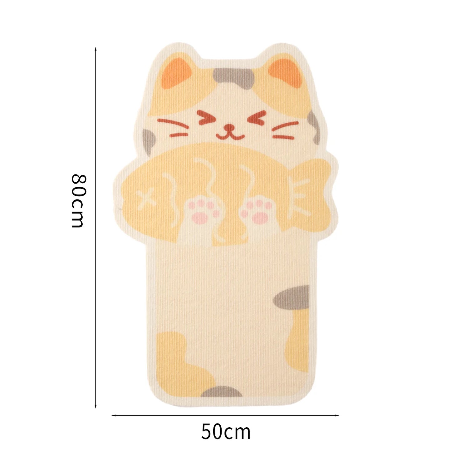 Vertical Wall Sticker Cat Scratch Board Cartoon Christmas Tree Carrot Polyester anti Cat Scratch Sofa Protection Pet Supplier